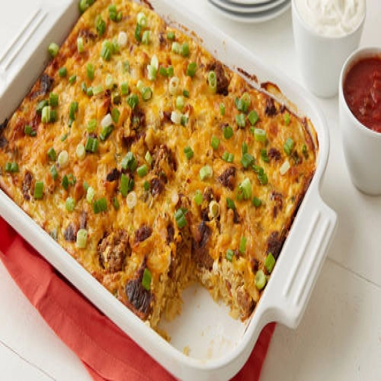 Breakfast Burrito Casserole