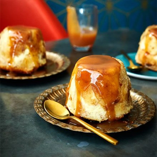 Brioche & brown butter pudding