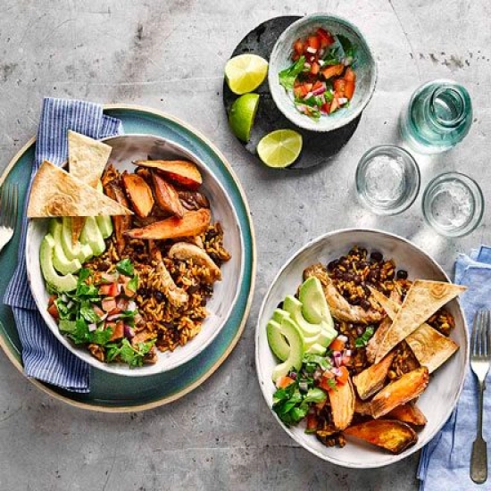 Chicken burrito bowl