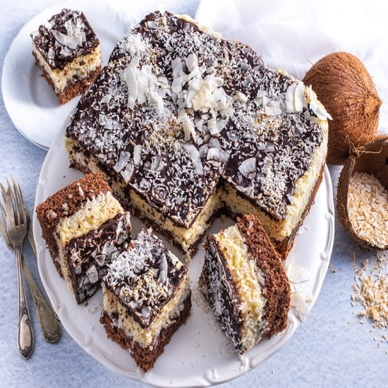 Chocolate coconut cake