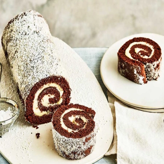 Chocolate Swiss roll