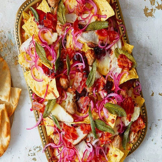 Christmas nachos
