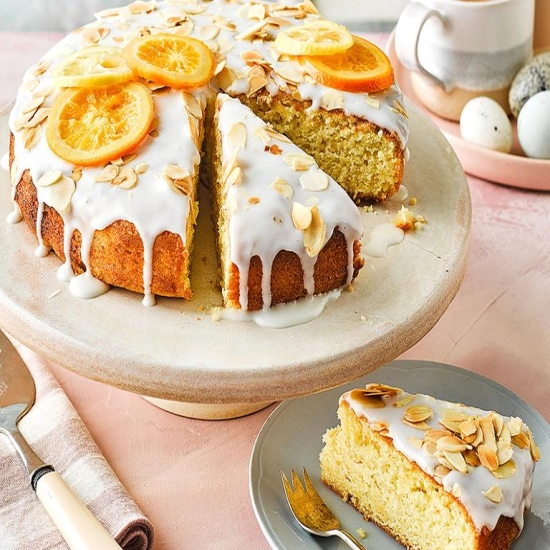 Citrus, almond & yogurt cake