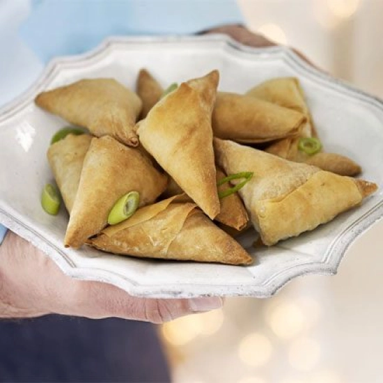 Crunchy crab parcels