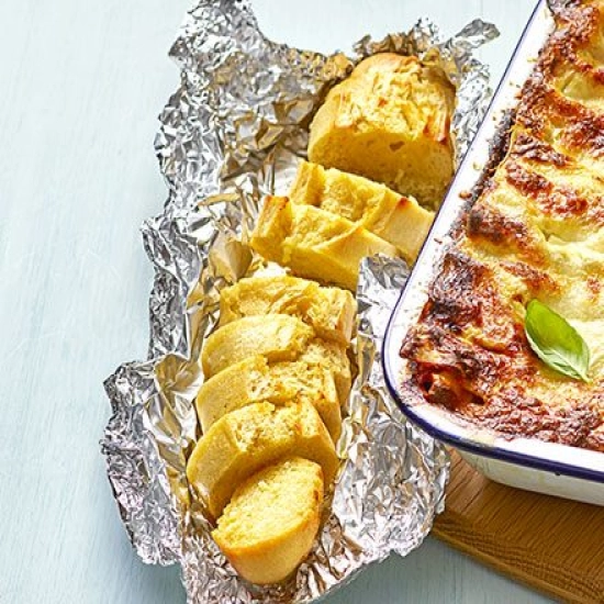 Crusty garlic bread
