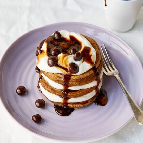 Espresso martini pancakes