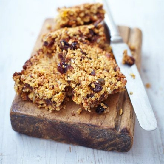 Fruit and nut flapjacks
