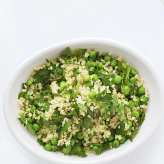 Garlic & herb bulgur wheat