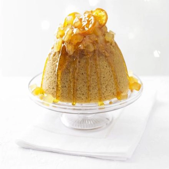 Ginger treacle sponge