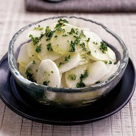 Lemon radish salad