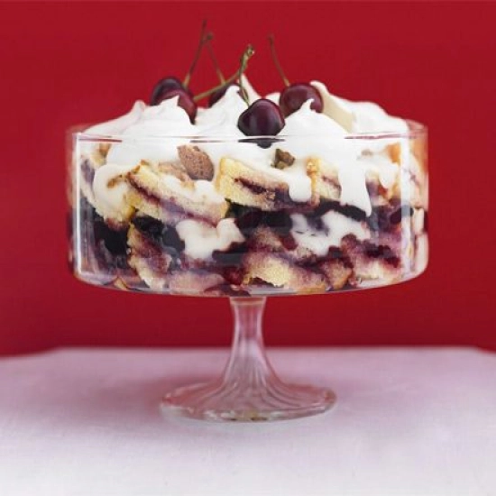 Mary's royal cherry trifle
