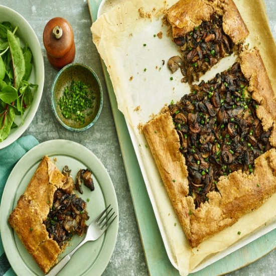 Mushroom tart