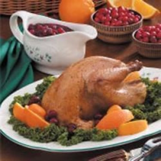 Pheasant with Cranberry Sauce