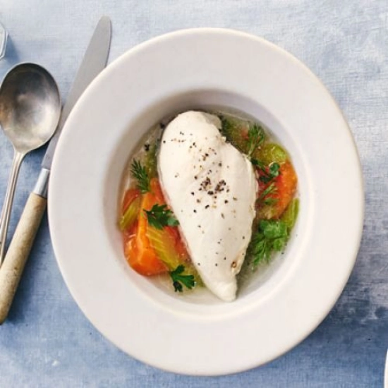 Poached chicken recipes