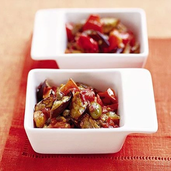 Sweet & sour aubergines