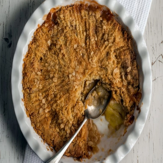 The best apple crumble