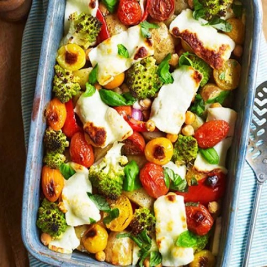 Vegetarian traybake recipes