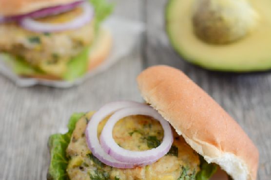 Avocado Chicken Burgers