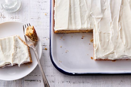 Banana Cake with Cardamom Cream Cheese Frosting