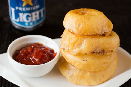 Beer-Battered Onion Rings