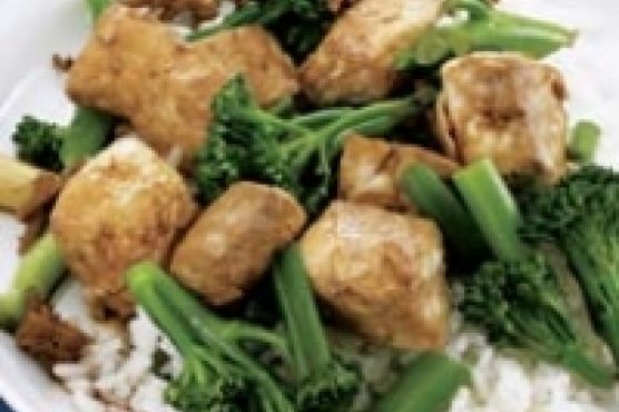 Bill Grangers Stir Fried Ginger Fish With Broccolini