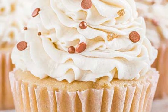 Bourbon Vanilla Cupcakes