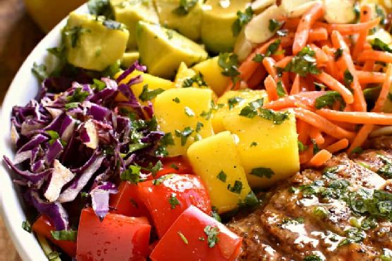 Caribbean Grilled Chicken Salad
