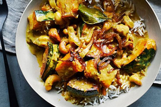 Cashew, Coconut, and Squash Curry