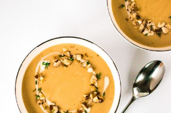Celeriac & Hazelnut Soup