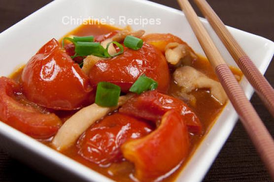 Chicken in Tomato Sauce (Chinese Cuisine)