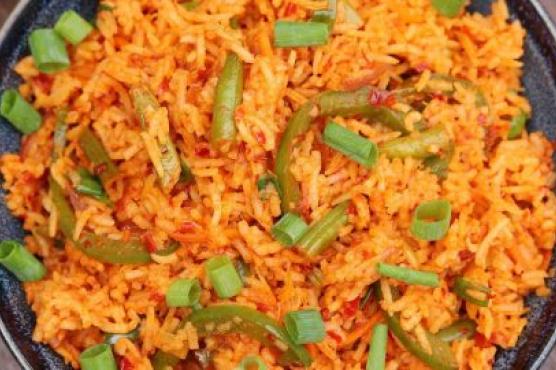 chilli garlic fried rice recipe | spicy garlic fried rice recipe