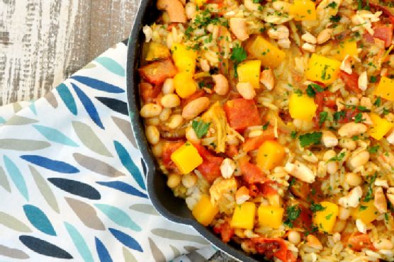 Coconut Mango Chicken Skillet
