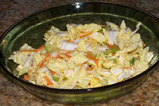 Colorful and Crunchy Chinese Cabbage Salad