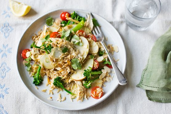 Curried chicken and rice salad