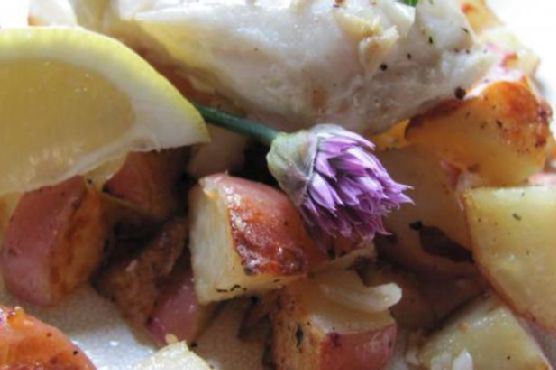 Cute Pacific Cod With Baby Roastie Potatoes- from the Farm