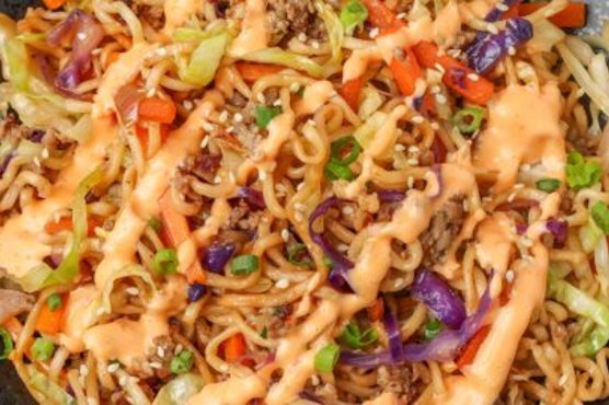 Egg Roll in a Bowl Ramen