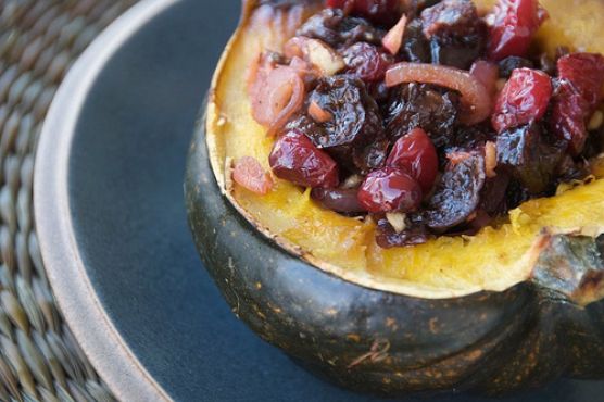 Festive Stuffed Acorn Squash