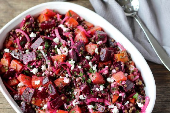 French Lentil and Beet Salad