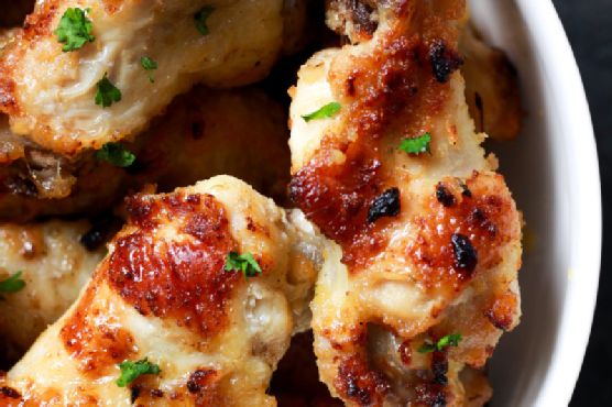 Garlic Air Fryer Chicken Wings