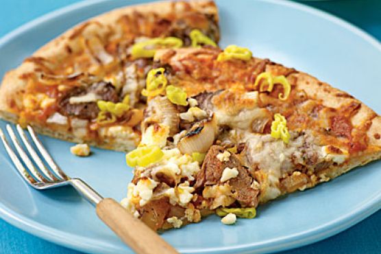 Greek Lamb Pizza