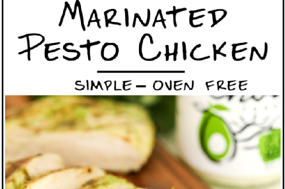 Grilled Mayo Marinated Pesto Chicken