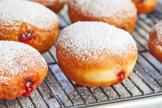 Hanukkah Jelly Donut (Sufganiyah)