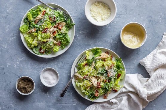 Homemade Keto Caesar Salad