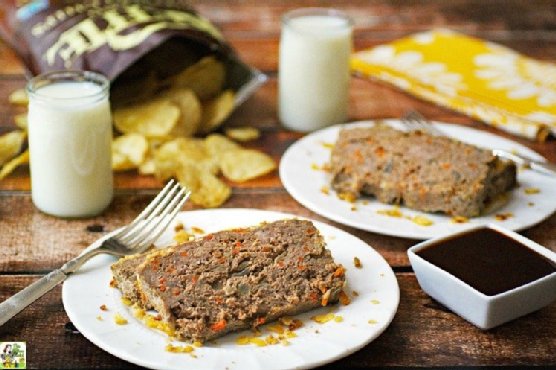 How to Make an Easy Gluten Free Meatloaf with Potato Chips & Carrots