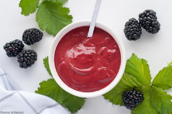 Keto Blackberry Balsamic Dressing