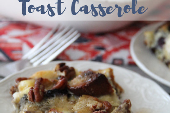 Keto Blueberry French Toast Casserole
