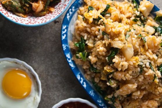 Kimchi + Kale Fried Rice
