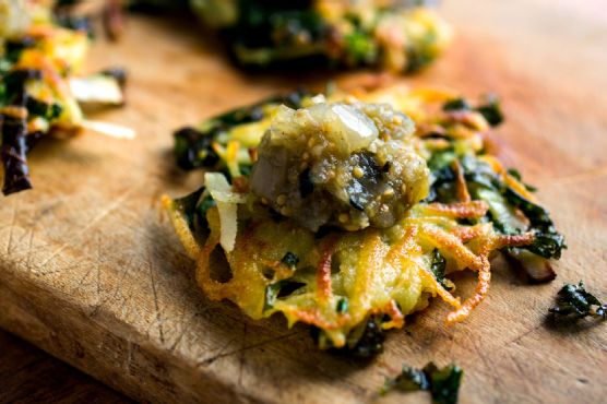Leek, Kale and Potato Latkes