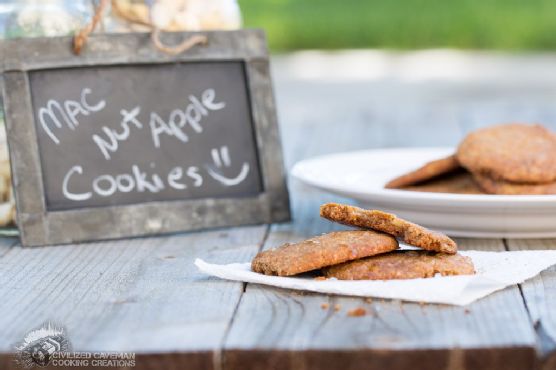 Macadamia Nut Apple Cookies