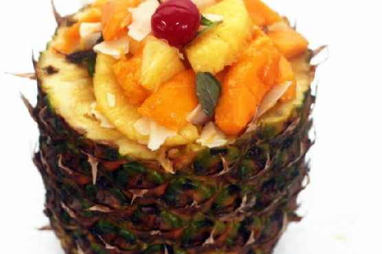 Mango Pineapple Coconut Salad